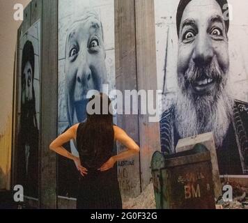London, UK. 2nd June, 2021. The Saatchi Gallery show of the 'JR Chronicles' an exhibition of the internationally recognised French artist JR. featuring some of his most iconic work from the past fifteen years. Credit: Ian Davidson/Alamy Live News Stock Photo