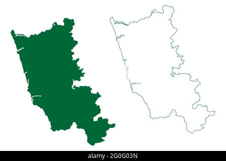Sindhudurg district (Maharashtra State, Konkan Division, Republic of ...