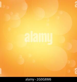 Orange summer background with defocused lights. Stock Photo