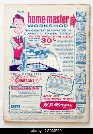 Vintage 1950s Practical Householder Magazine Stock Photo