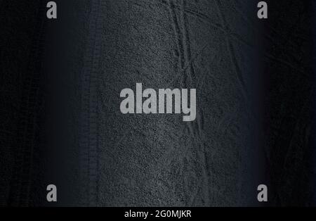 Luxury black metal gradient background with distressed tire tracks on the ground texture. Vector illustration Stock Vector