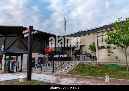 Loon Mountain Resort Main Building Stock Photo