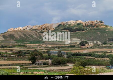 Zebbug village on the island of Gozo, Malta Stock Photo