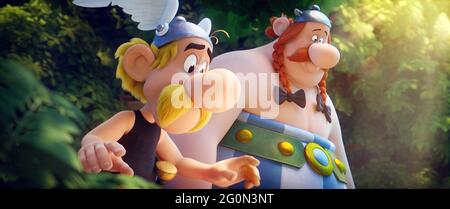 Scene from the movie Asterix & Obelix Vs. Caesar, France 1999 Stock ...