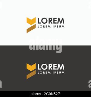 fox logo themes in bold vector image Stock Vector