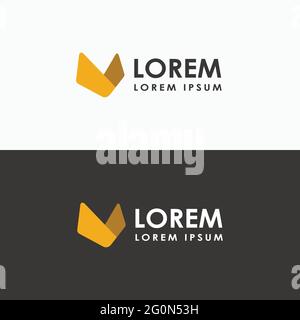 fox logo themes in bold vector image Stock Vector