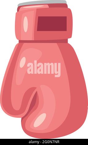 red boxing glove Stock Vector