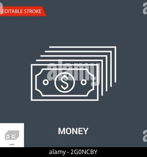 Wealth line vector icons and signs. Riches, Prosperity, Fortune ...