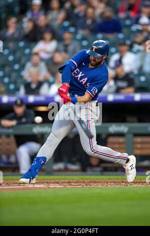 Texas Rangers' Joey Gallo hits a two-run home run off Pittsburgh ...