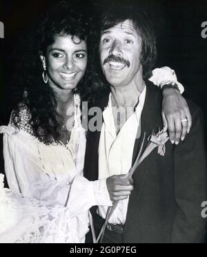 Sonny Bono wife Susie Coelho 1981 Photo By John Barrett/PHOTOlink Stock Photo