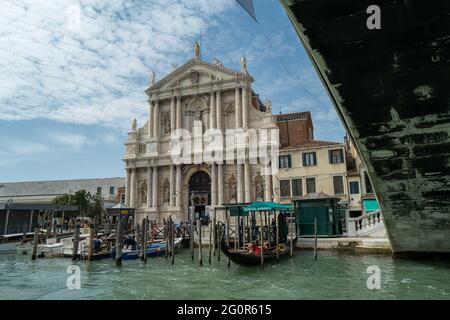Venice during Covid19 lockdown, Italy, Europe, Santa Maria di Nazareth, church, Stock Photo