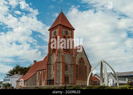 The Cathedral, Stanley, Falkland Islands Stock Photo
