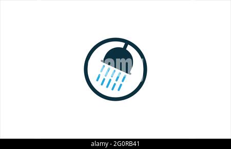 Shower Icon Design Vector Template Illustration symbol Stock Vector