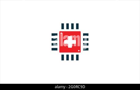 Medical emergency icon logo design illustration vector symbol Stock Vector