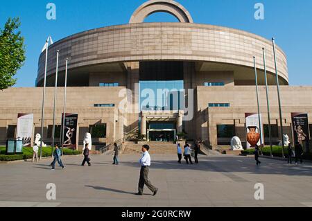 China, Shanghai, People Square, Shanghai Museum Stock Photo