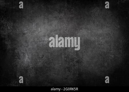Dark black wall texture, grungy background Stock Photo