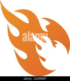 Moving meteor logo design vector template Stock Vector