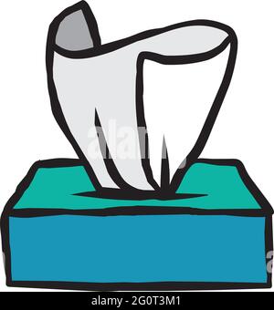Tissue logo design icon vector template Stock Vector