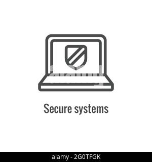 Certified Ethical Hacking icon showing security or hacking idea Stock Vector