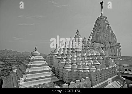 Shrimad Rajchandra Vihar Sreematrajchadrsuri Jain Temple IDAR Ditrict Sabarkantha Gujarat INDIA Stock Photo