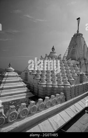 Shrimad Rajchandra Vihar Sreematrajchadrsuri Jain Temple IDAR Ditrict Sabarkantha Gujarat INDIA Stock Photo