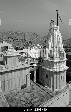 Shrimad Rajchandra Vihar Sreematrajchadrsuri Jain Temple IDAR Ditrict Sabarkantha Gujarat INDIA Stock Photo