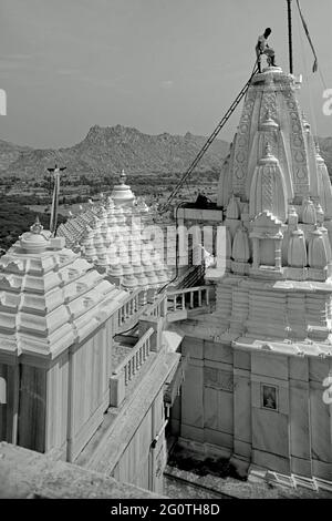 Shrimad Rajchandra Vihar Sreematrajchadrsuri Jain Temple IDAR Ditrict Sabarkantha Gujarat INDIA Stock Photo