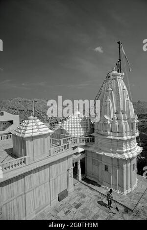 Shrimad Rajchandra Vihar Sreematrajchadrsuri Jain Temple IDAR Ditrict Sabarkantha Gujarat INDIA Stock Photo