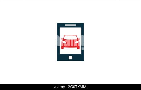 Online Taxi icon Logo design vector template illustration Stock Vector