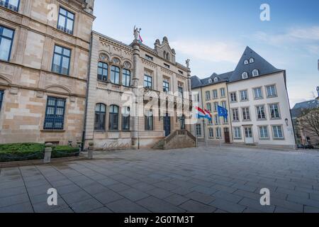 Luxembourg Chamber of Deputies - Luxembourg City, Luxembourg Stock Photo