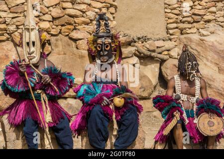 The mysterious Dogon masks, Mali Stock Photo - Alamy