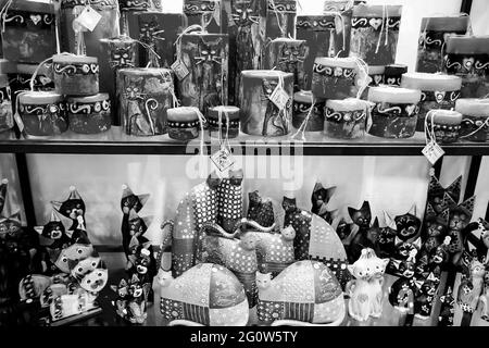 JOHANNESBURG, SOUTH AFRICA - Jan 06, 2021: Johannesburg, South Africa - July 05 2011: Inside Interior of a Curio Shop Stock Photo