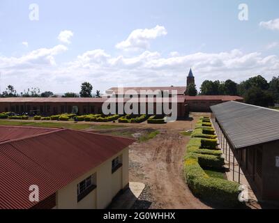 The Saint-Aloys Catholic High School in Rwanda welcomes more than 1,000 students aged 12 to 20 in Rwamagana Stock Photo