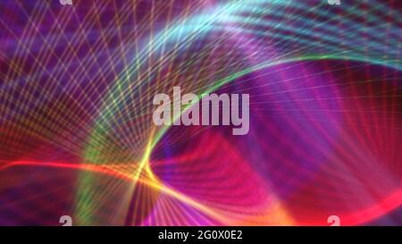 Perspectives Of Fractal Realms abstract background illustration Stock Photo