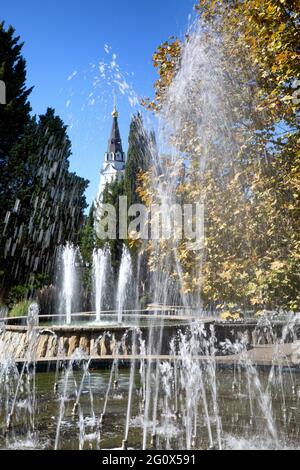 Fountain in Sochi, Krasnodar krai, Russia Stock Photo