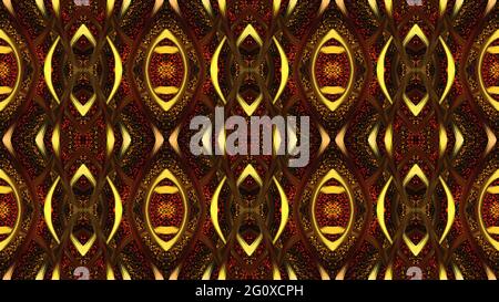 Golden abstract background. Abstract seamless pattern for wallpaper, backdrop, banner, template, illustration, fabric and other designs. 4K. 3D. Gold. Stock Photo