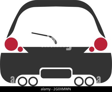 Car icon logo design concept illustration vector Stock Vector