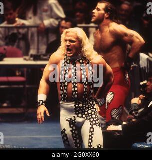 Jeff Jarrett Shawn Michaels 1995                                       Photo By John Barrett/PHOTOlink Stock Photo