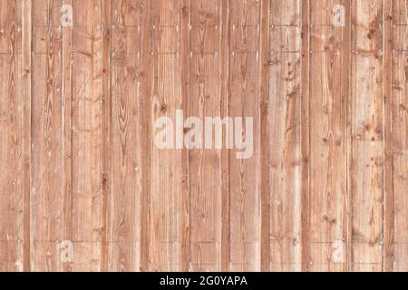 Light brown wooden background with vertical planks Stock Photo