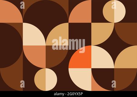 Geometry minimalistic wall art vintage background. Abstract minimal pattern design for poster, web banner, presentation, package. Stock Vector