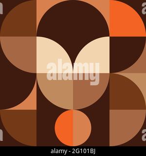 Geometry minimalistic wall art vintage background. Abstract minimal pattern design for poster, web banner, presentation, package. Stock Vector