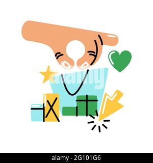 Save to collection. Vector icon in bold line style Stock Vector