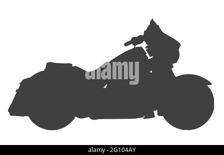 Chopper motorcycle motorbike vector isolated Stock Vector