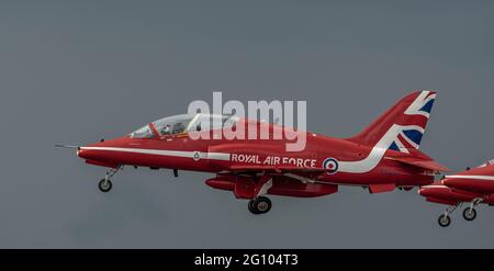 The Red Arrows RIAT Royal International Air Tattoo Stock Photo