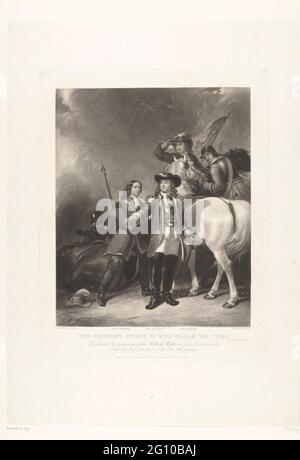 King William III Wounded at the Battle of the Boyne Stock Photo - Alamy