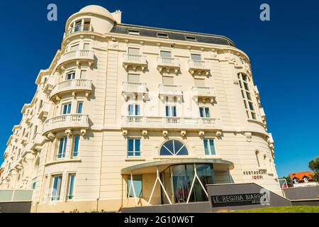 FRANCE. PYRENEES-ATLANTIQUES (64),  BIARRITZ, REGINA HOTEL Stock Photo