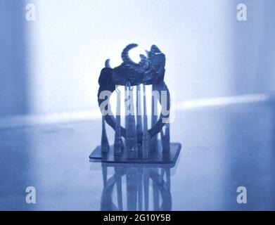 Objects photopolymer printed on a 3d printer. Stock Photo