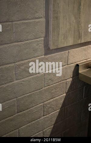 Closeup shot of stone bricks wall Stock Photo