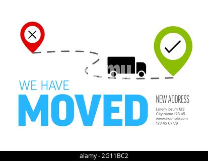 We are moving from one address to another address - minimalistic we ...