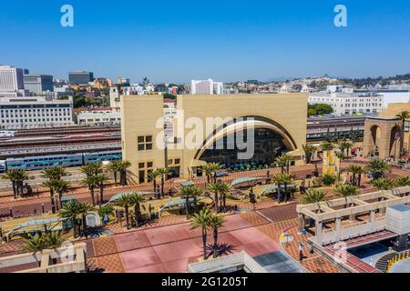 LA Union Station, Los Angeles, CA, USA Stock Photo